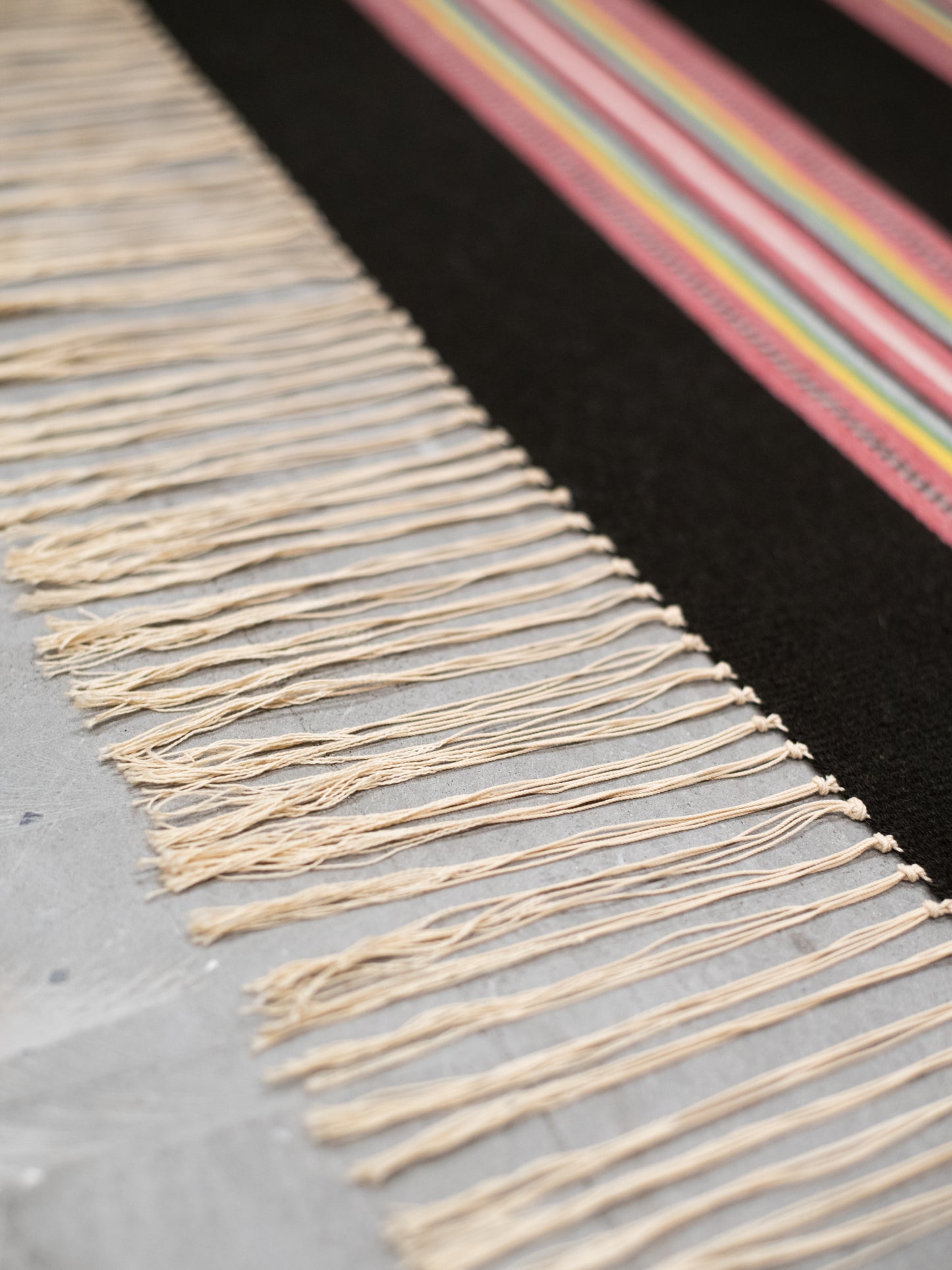 Large Vintage Wall Textile, Handwoven Wool - Finland, 1970s