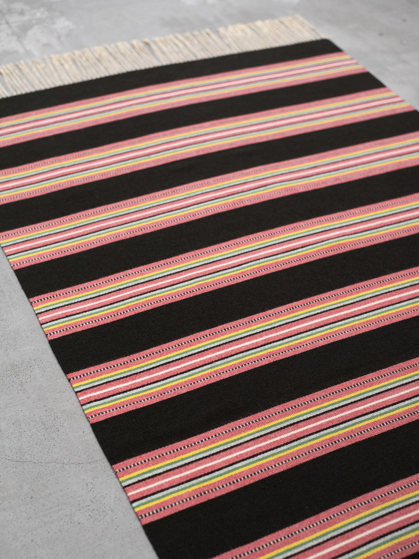 Large Vintage Wall Textile, Handwoven Wool - Finland, 1970s