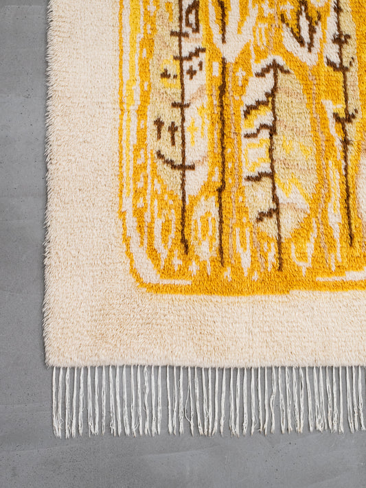 Vintage Rya Wall Rug - 'Satumetsä' by Aappo Härkönen - Finland, 1960s