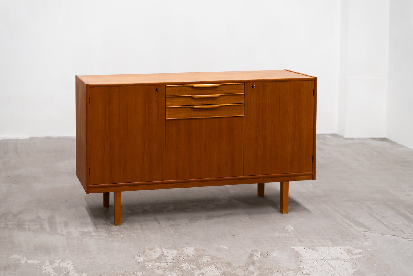 Vintage Mid-Century Teak Cabinet - Sweden, 1960s