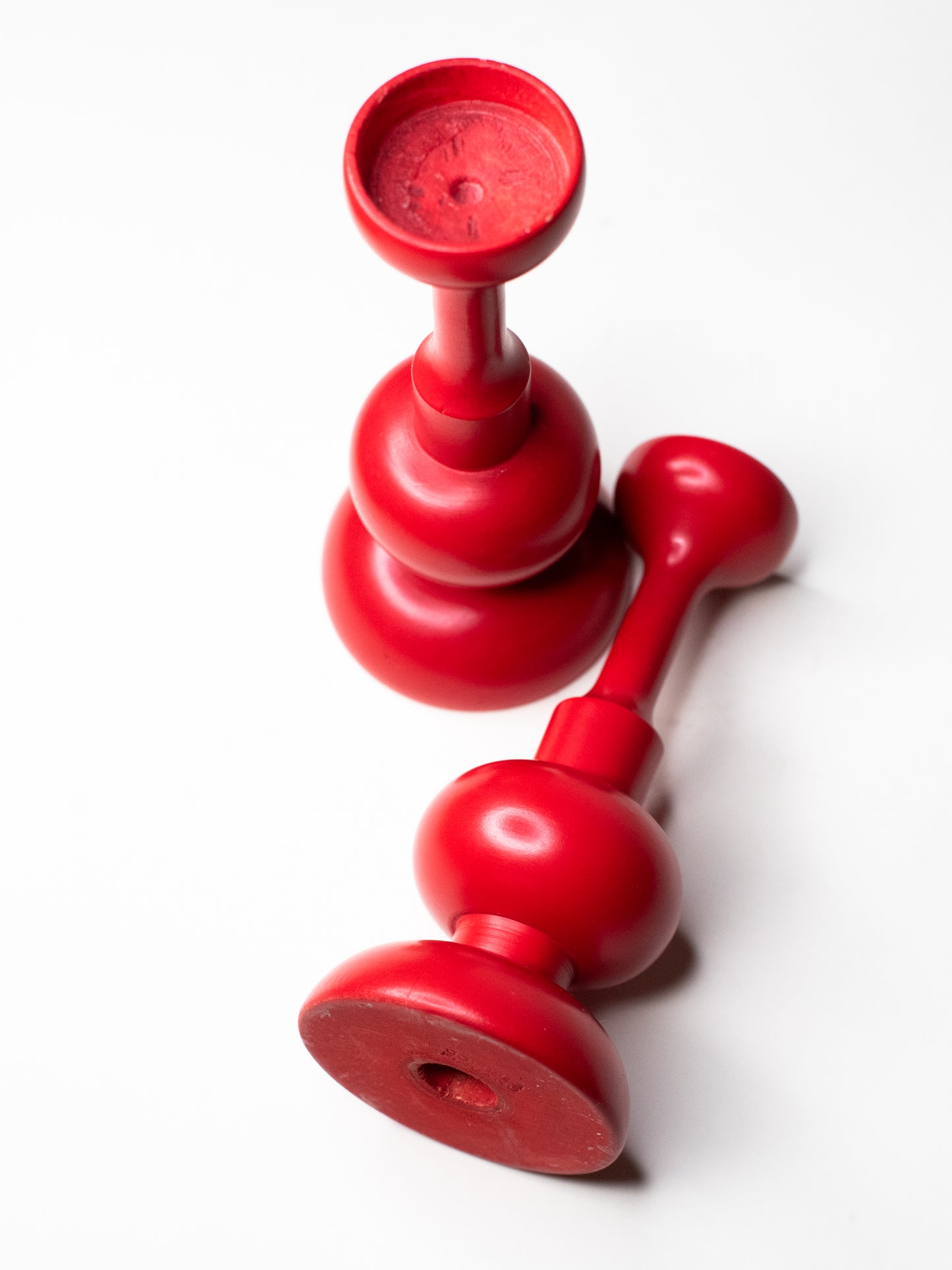 Pair of Vintage Candle Holders by Aarikka - Finland, 1970s