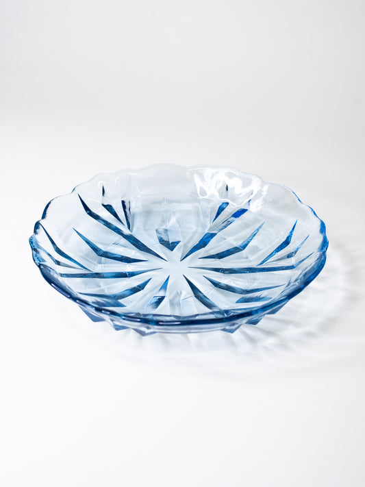Riihimäen Lasi ‘Pohjantähti’ Serving Bowl by Helena Tynell – Finland, 1980s