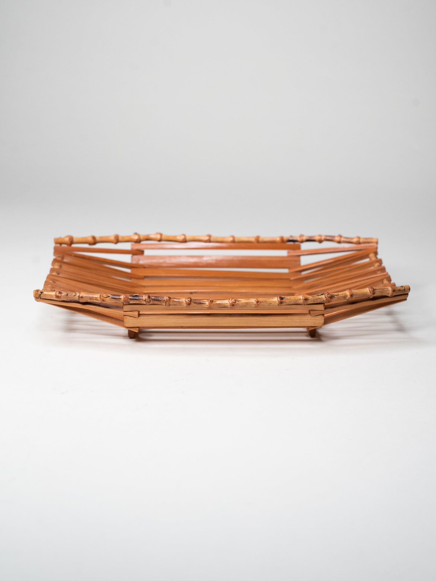 Vintage Mid-Century Bamboo Tray