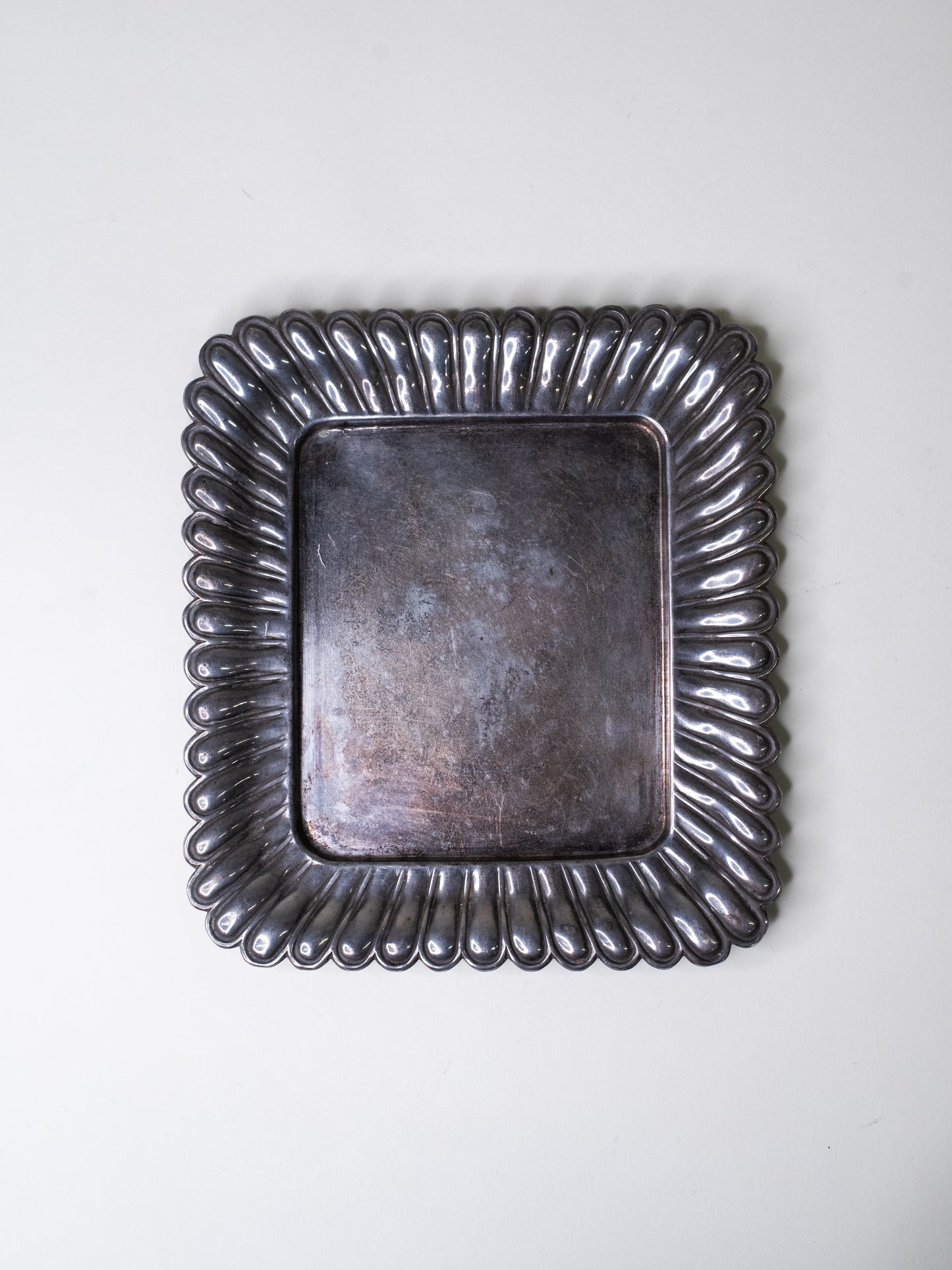 Vintage Silver-Plated Tray by William Briggs Sheffield - England, 1930s