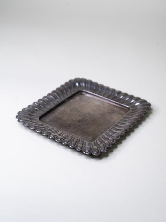 Vintage Silver-Plated Tray by William Briggs Sheffield - England, 1930s