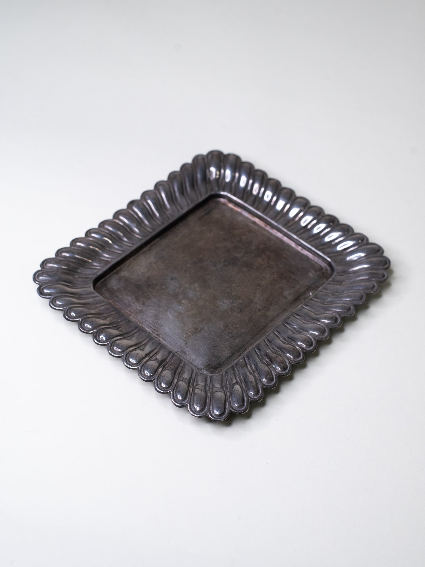 Vintage Silver-Plated Tray by William Briggs Sheffield - England, 1930s