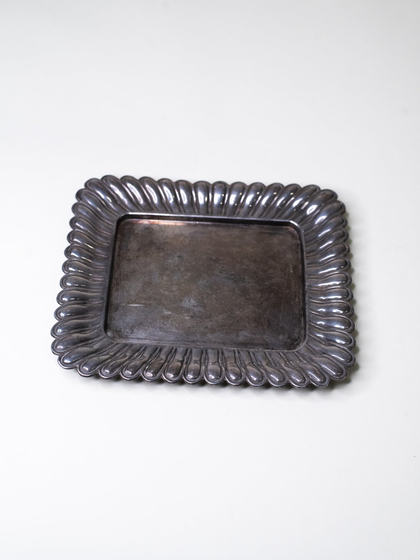 Vintage Silver-Plated Tray by William Briggs Sheffield - England, 1930s