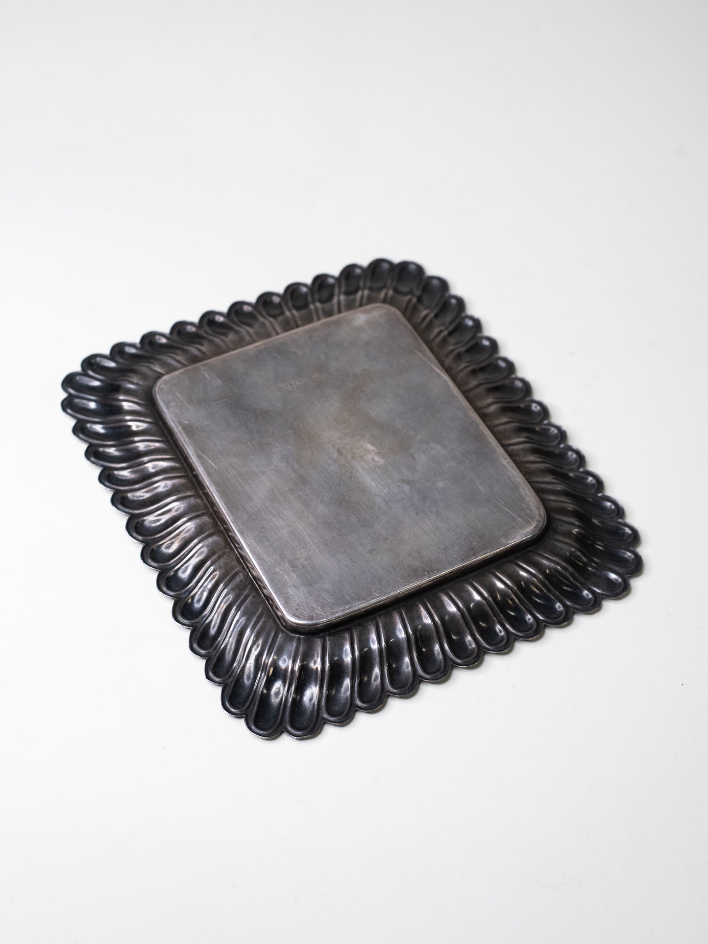 Vintage Silver-Plated Tray by William Briggs Sheffield - England, 1930s