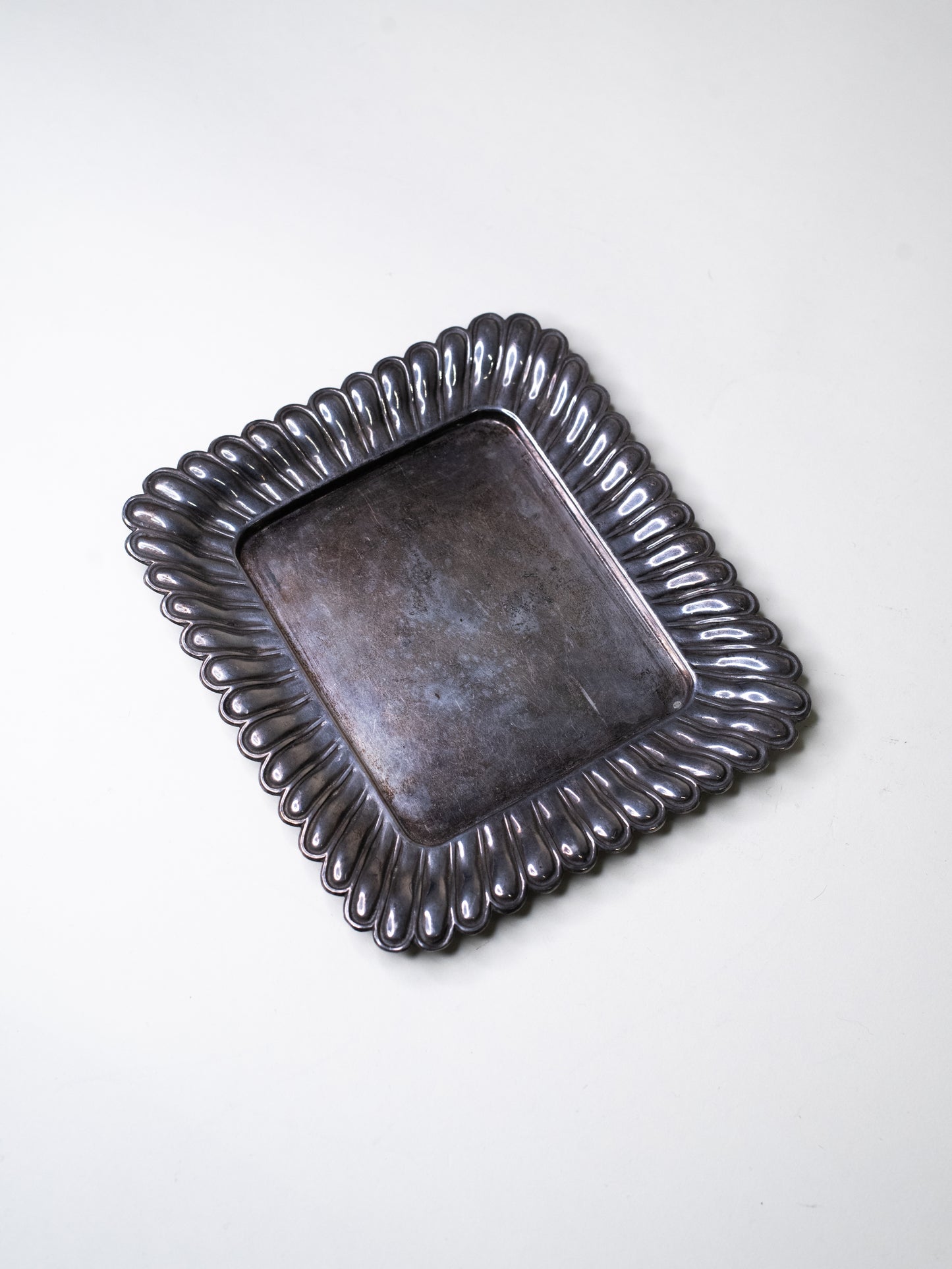 Vintage Silver-Plated Tray by William Briggs Sheffield - England, 1930s