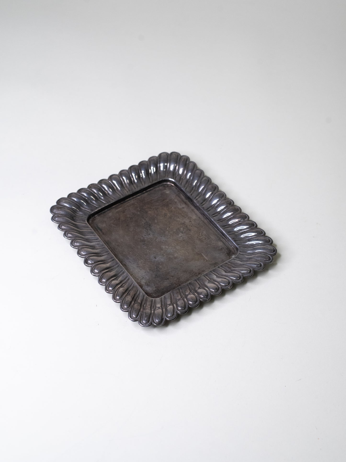 Vintage Silver-Plated Tray by William Briggs Sheffield - England, 1930s
