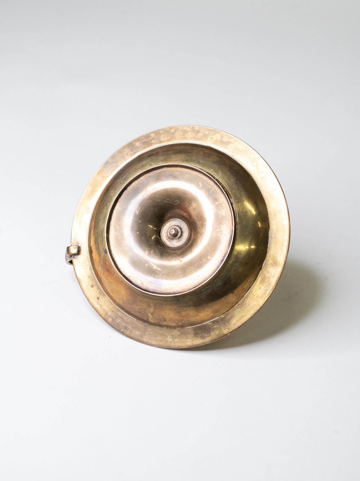 Vintage Brass Chamberstick Candle Holder, 1950s–1960s