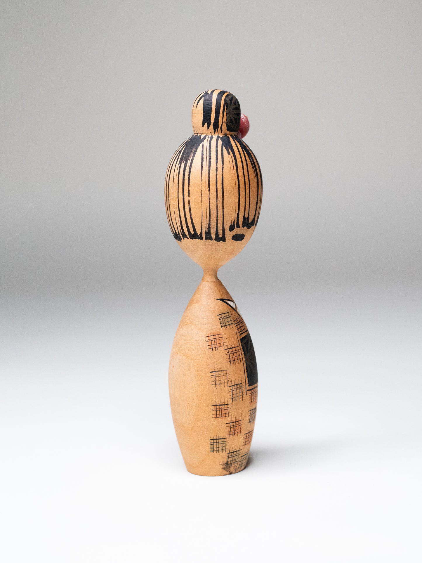 Signed Vintage Creative Kokeshi Doll - Japan, 1960s
