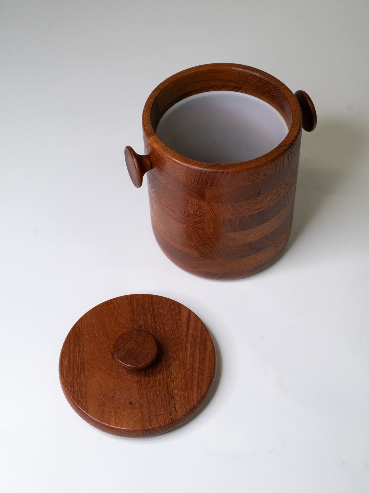 Mid-Century Teak Ice Bucket by Wiggers – Denmark, 1960s