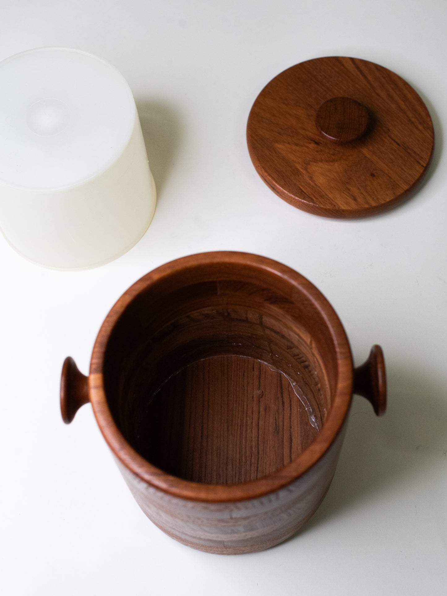 Mid-Century Teak Ice Bucket by Wiggers – Denmark, 1960s