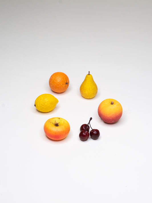 Mid-Century Italian Alabaster Fruit - Set of 6