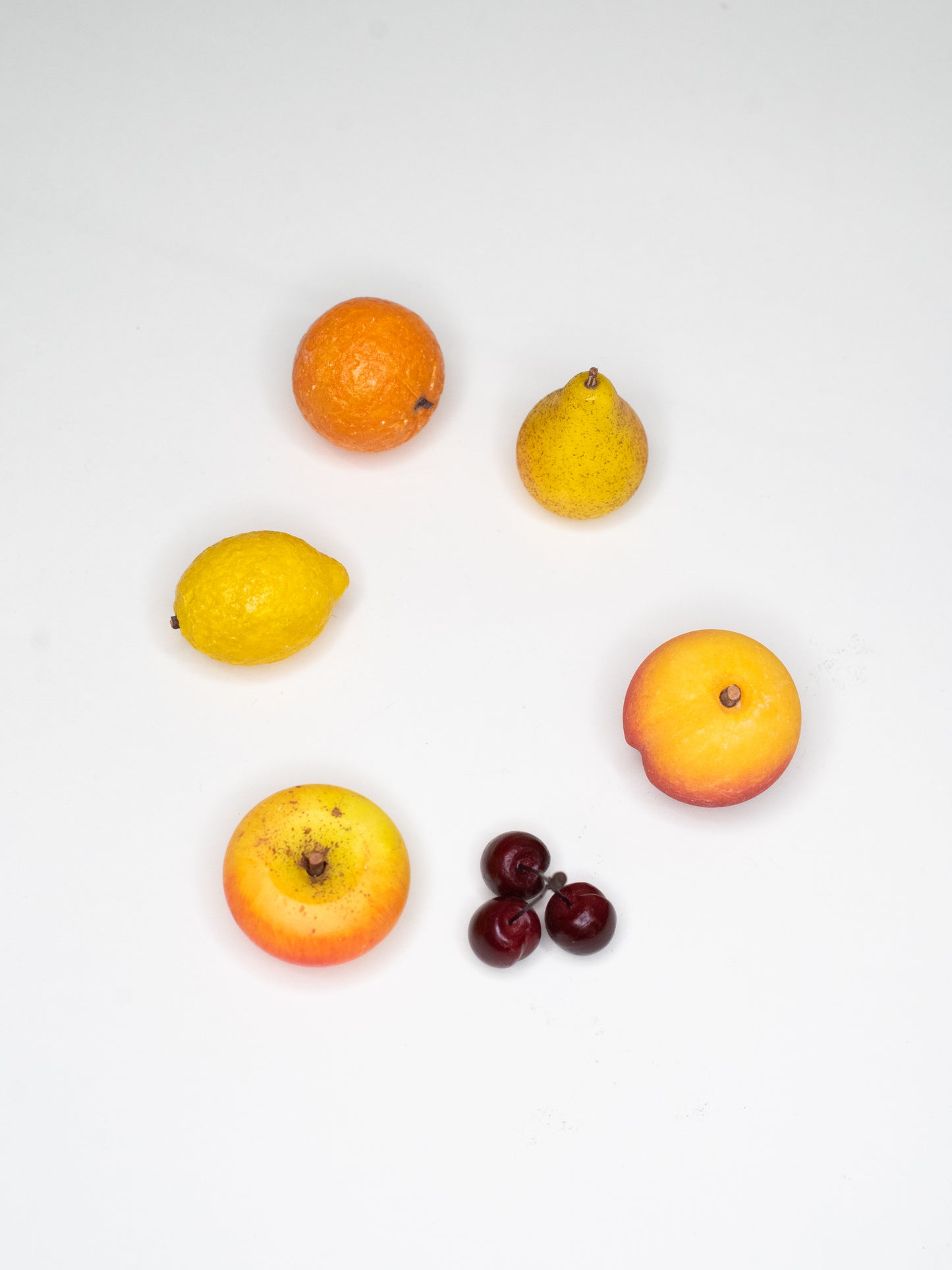 Mid-Century Italian Alabaster Fruit - Set of 6