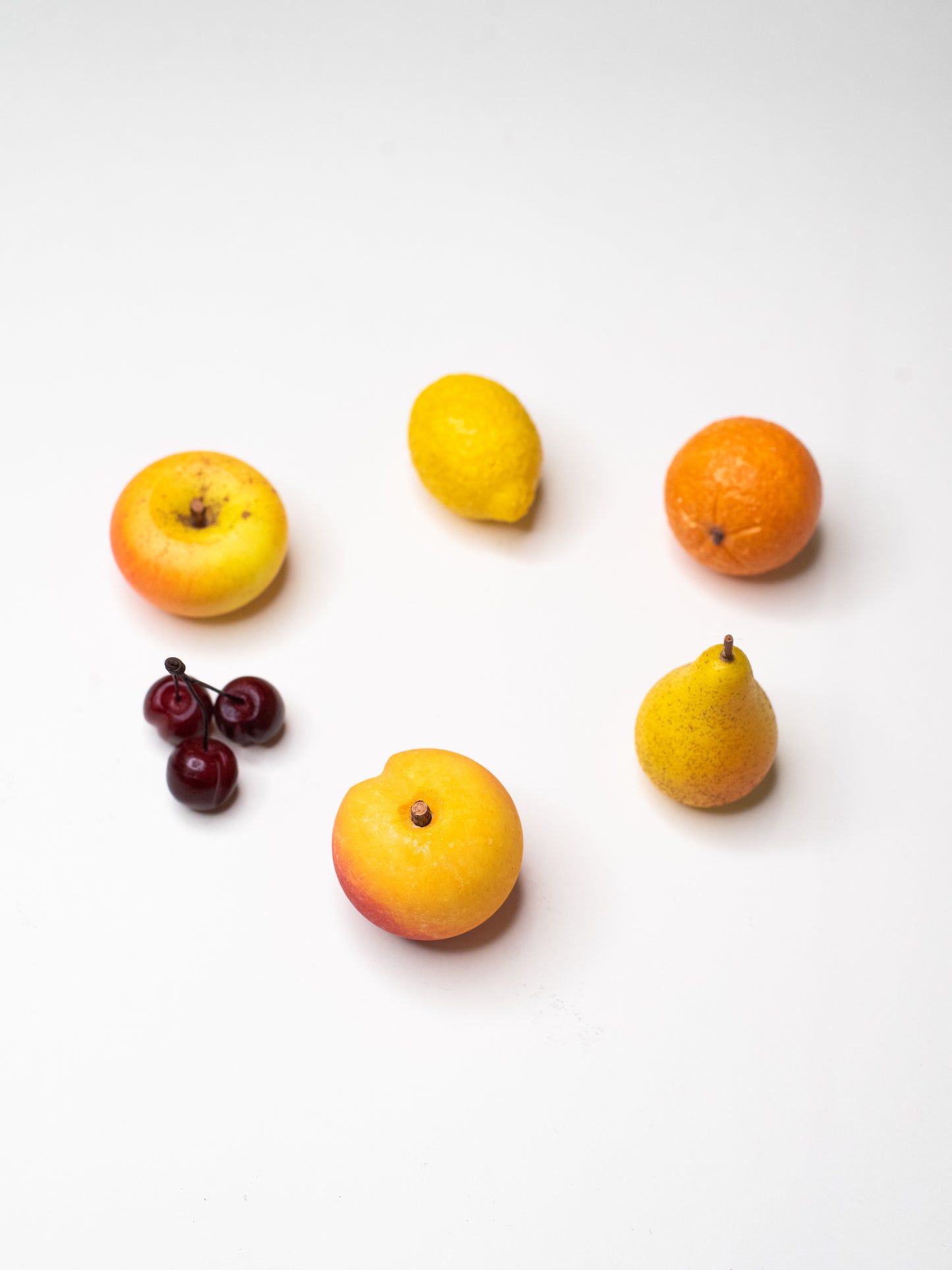 Mid-Century Italian Alabaster Fruit - Set of 6