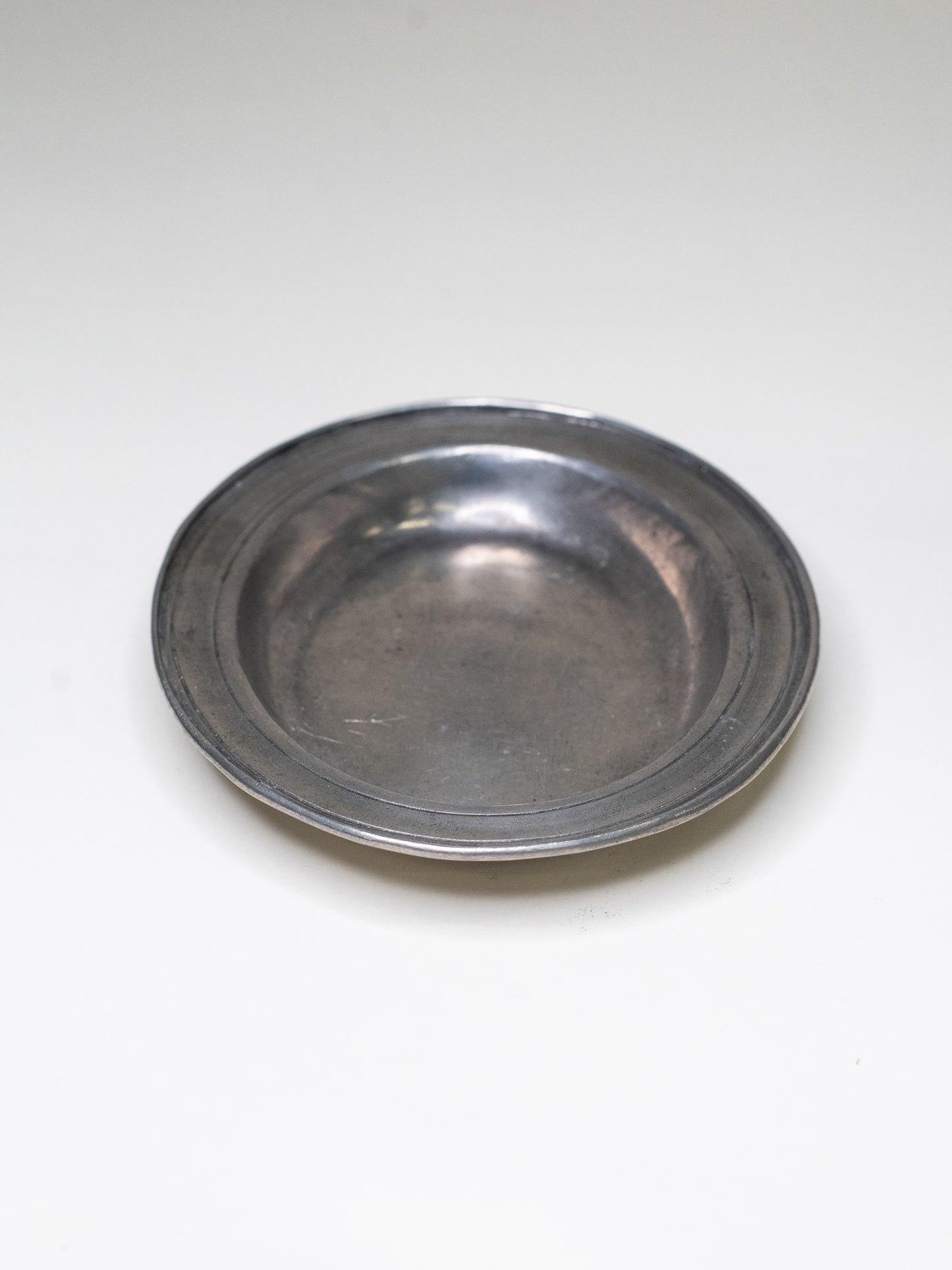 Small Vintage Pewter Dish