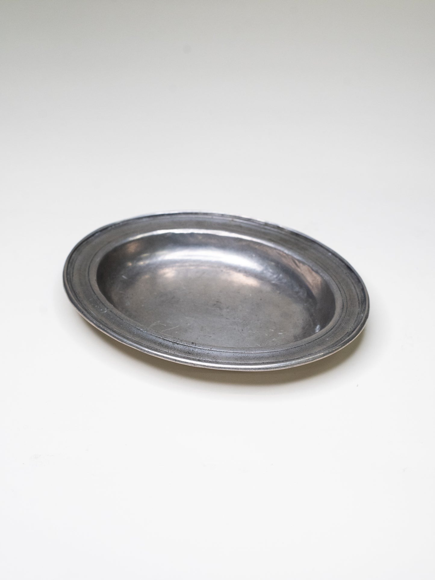 Small Vintage Pewter Dish