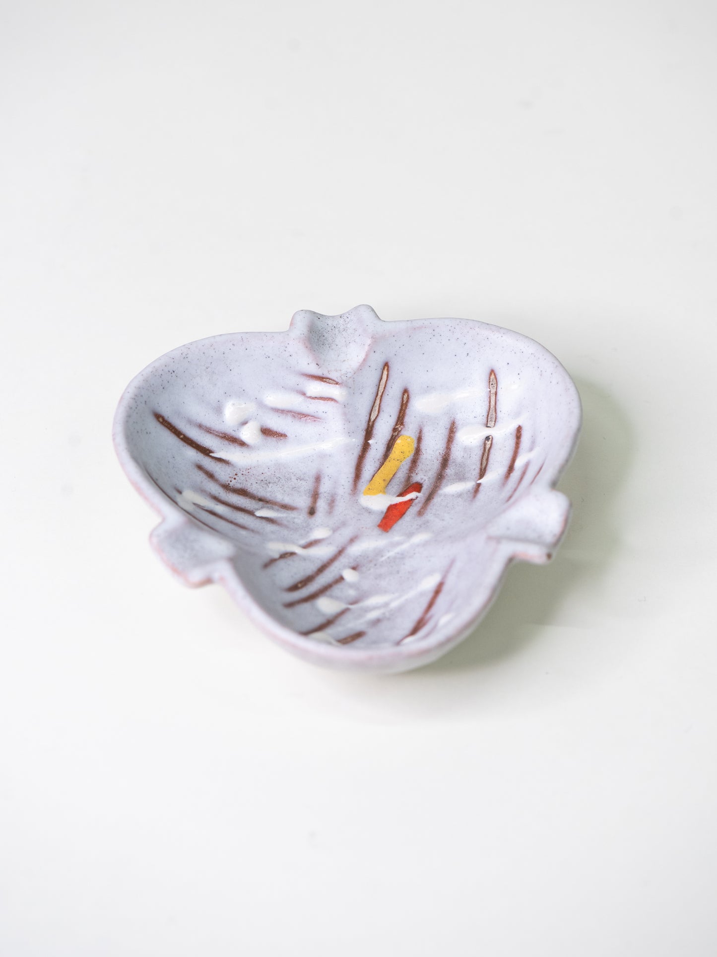 Hand-Painted Mid-Century Ceramic Ashtray - Germany, 1960s