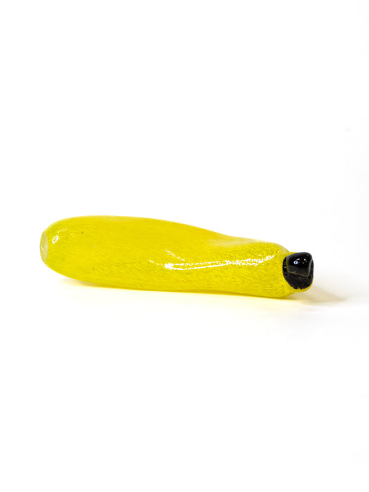 Handmade Signed Art Glass Banana