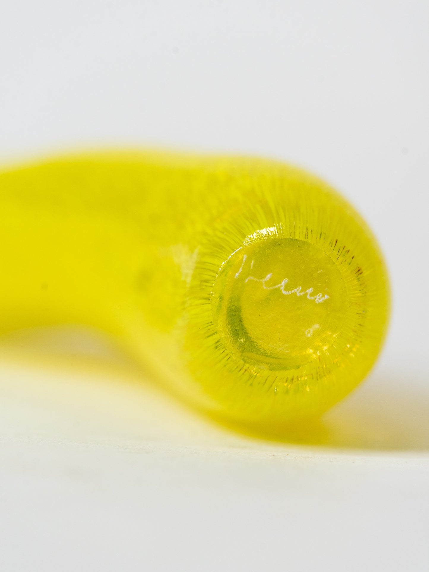 Handmade Signed Art Glass Banana