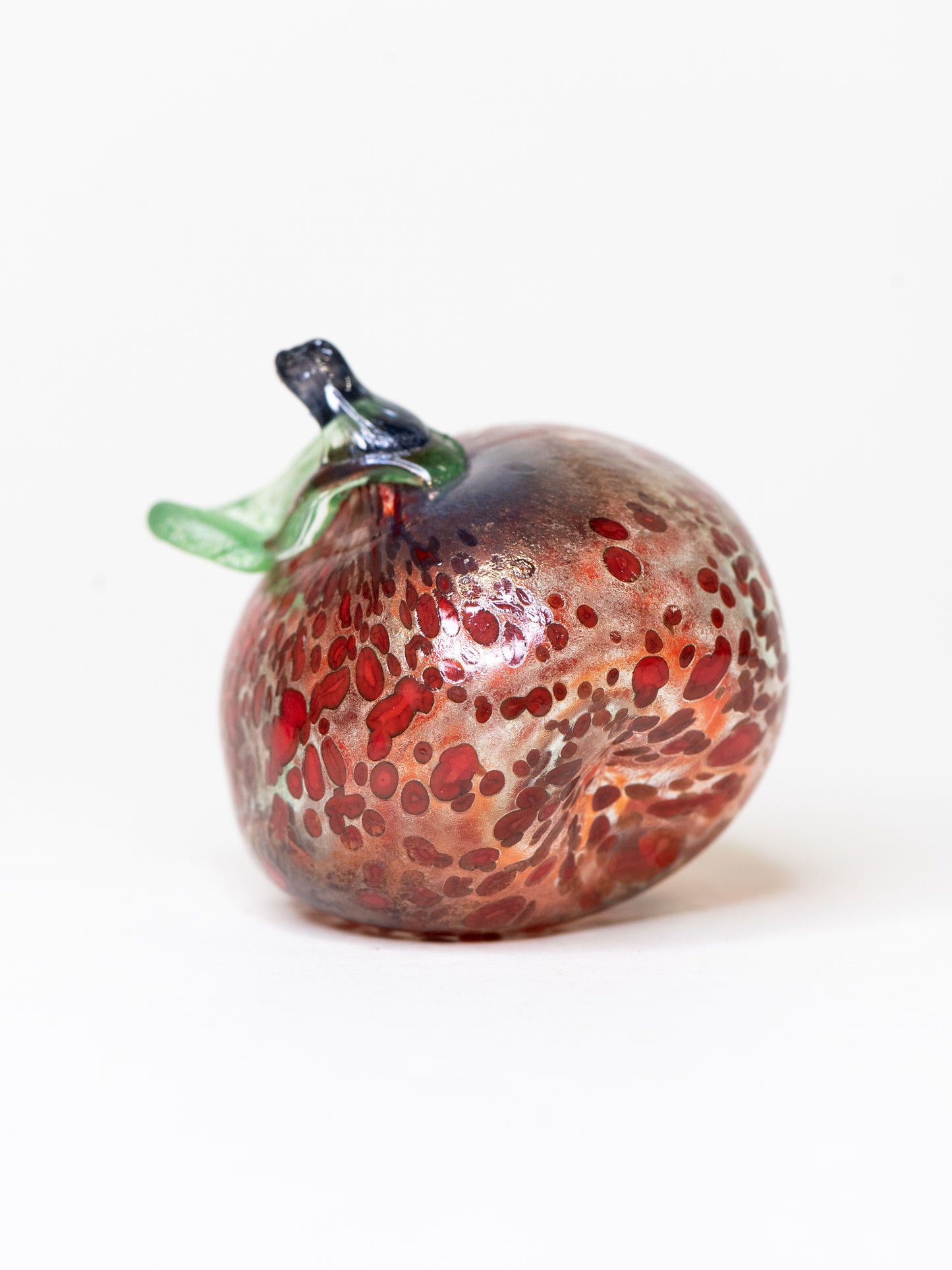 Handblown Vintage Art Glass Apple