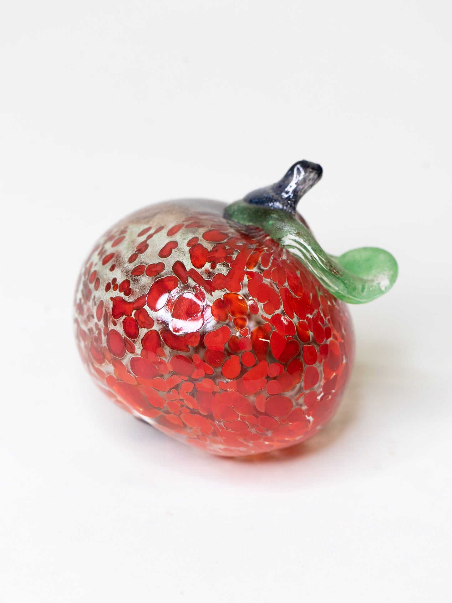 Handblown Vintage Art Glass Apple