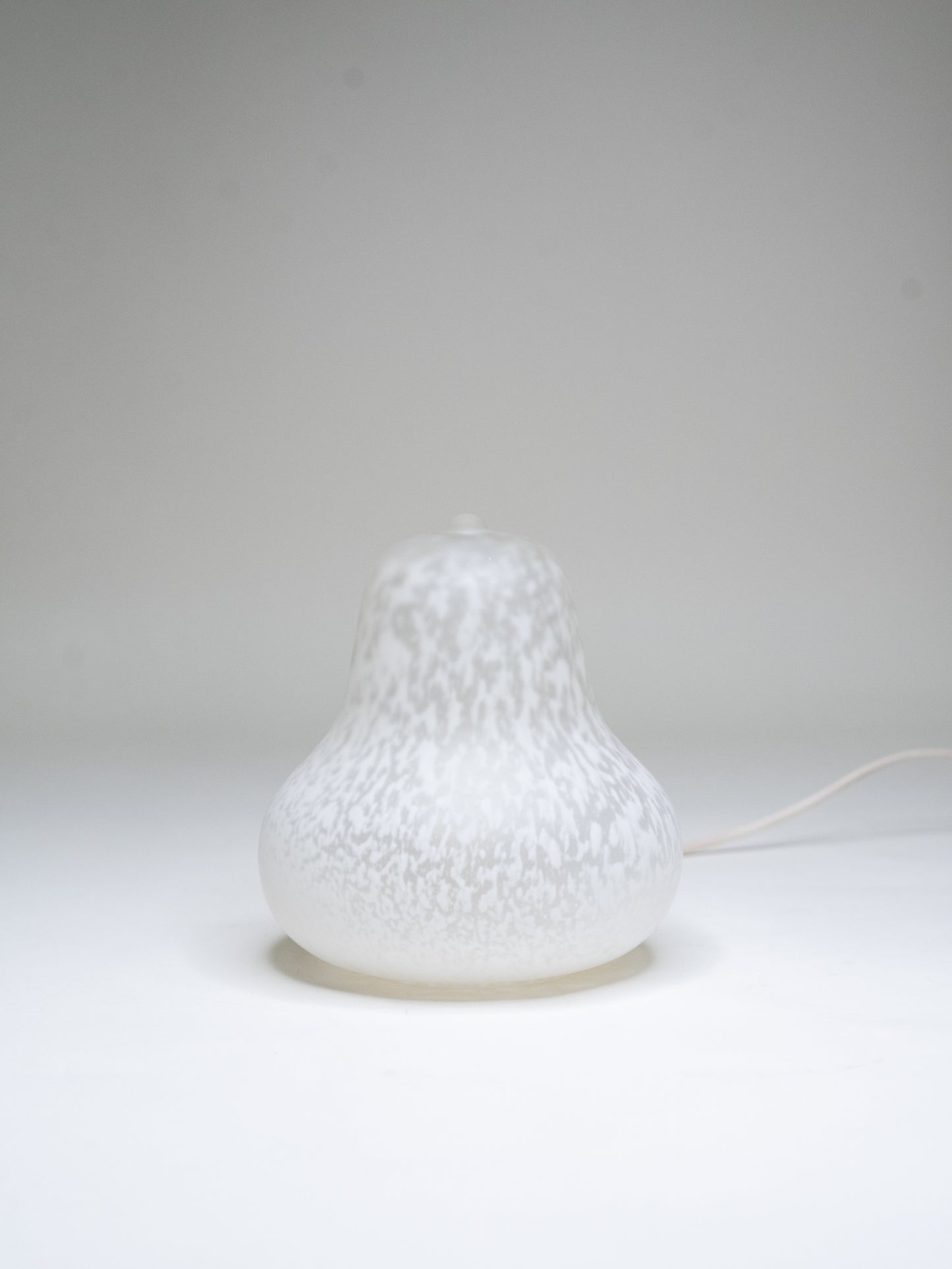 Vintage Frosted Glass Table Lamp - Monica Backström for LampGustaf - Sweden, 1970s