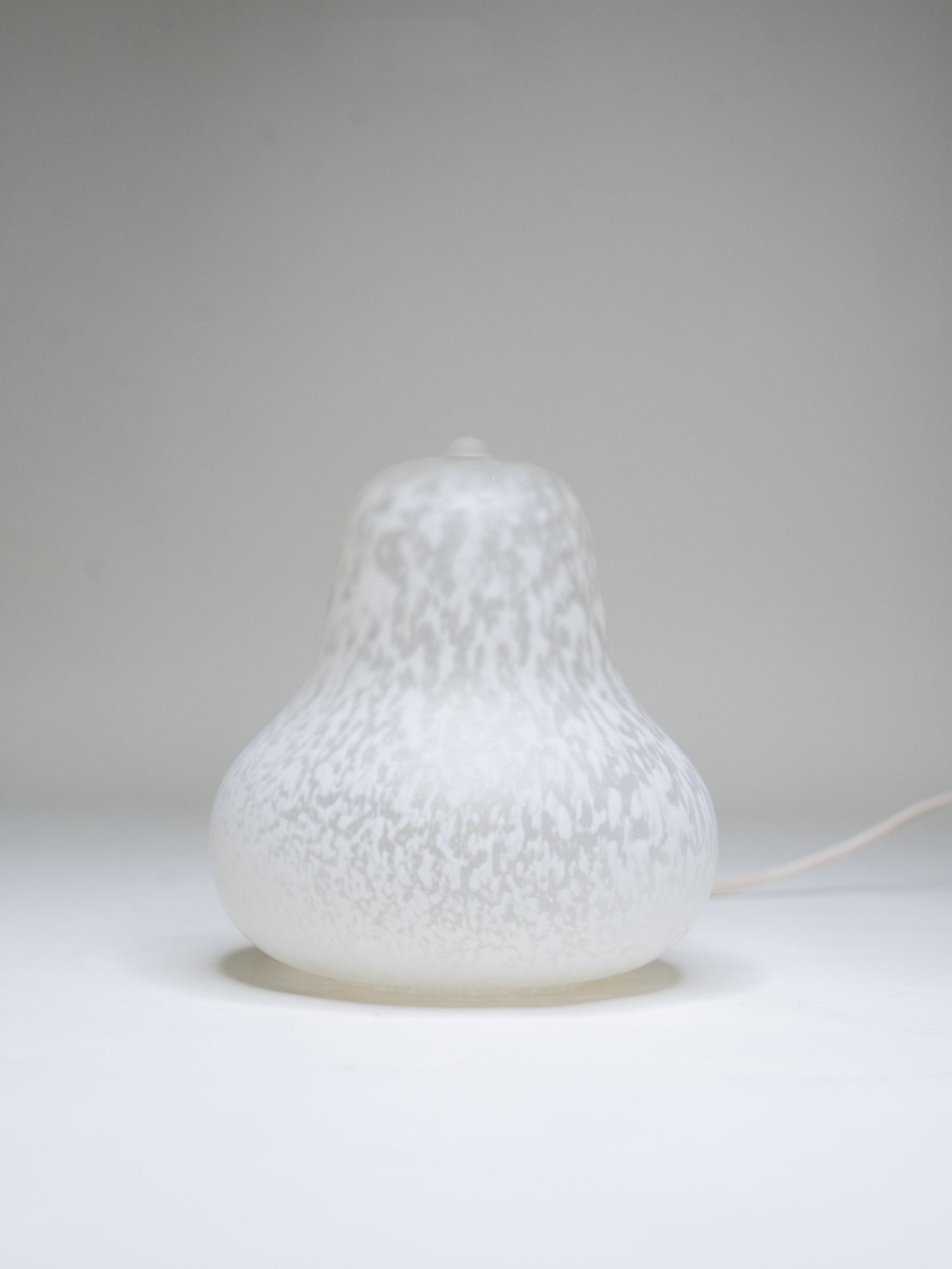 Vintage Frosted Glass Table Lamp - Monica Backström for LampGustaf - Sweden, 1970s