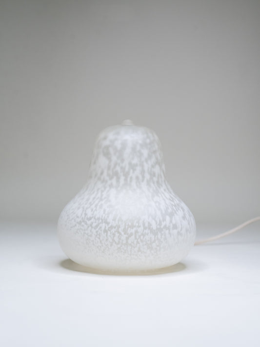 Vintage Frosted Glass Table Lamp - Monica Backström for LampGustaf - Sweden, 1970s