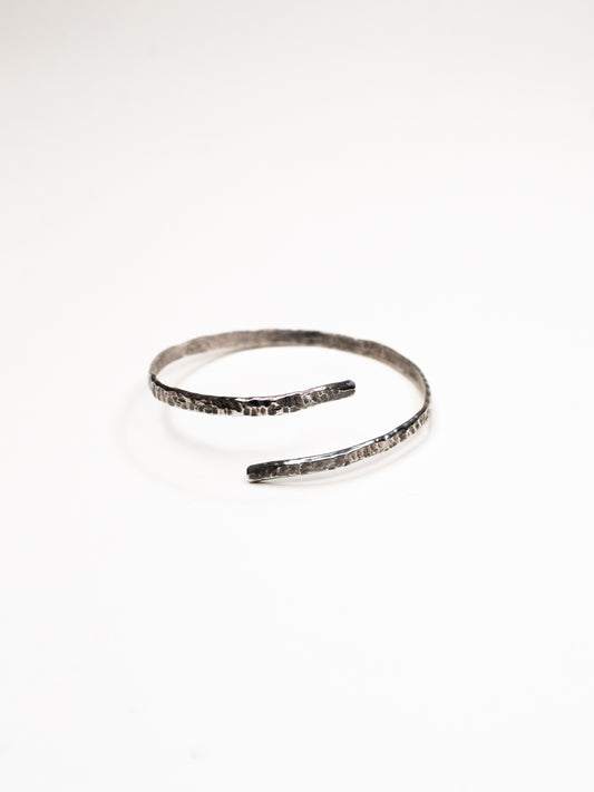 Vintage Silver Coil Bracelet - Germany, 1960s