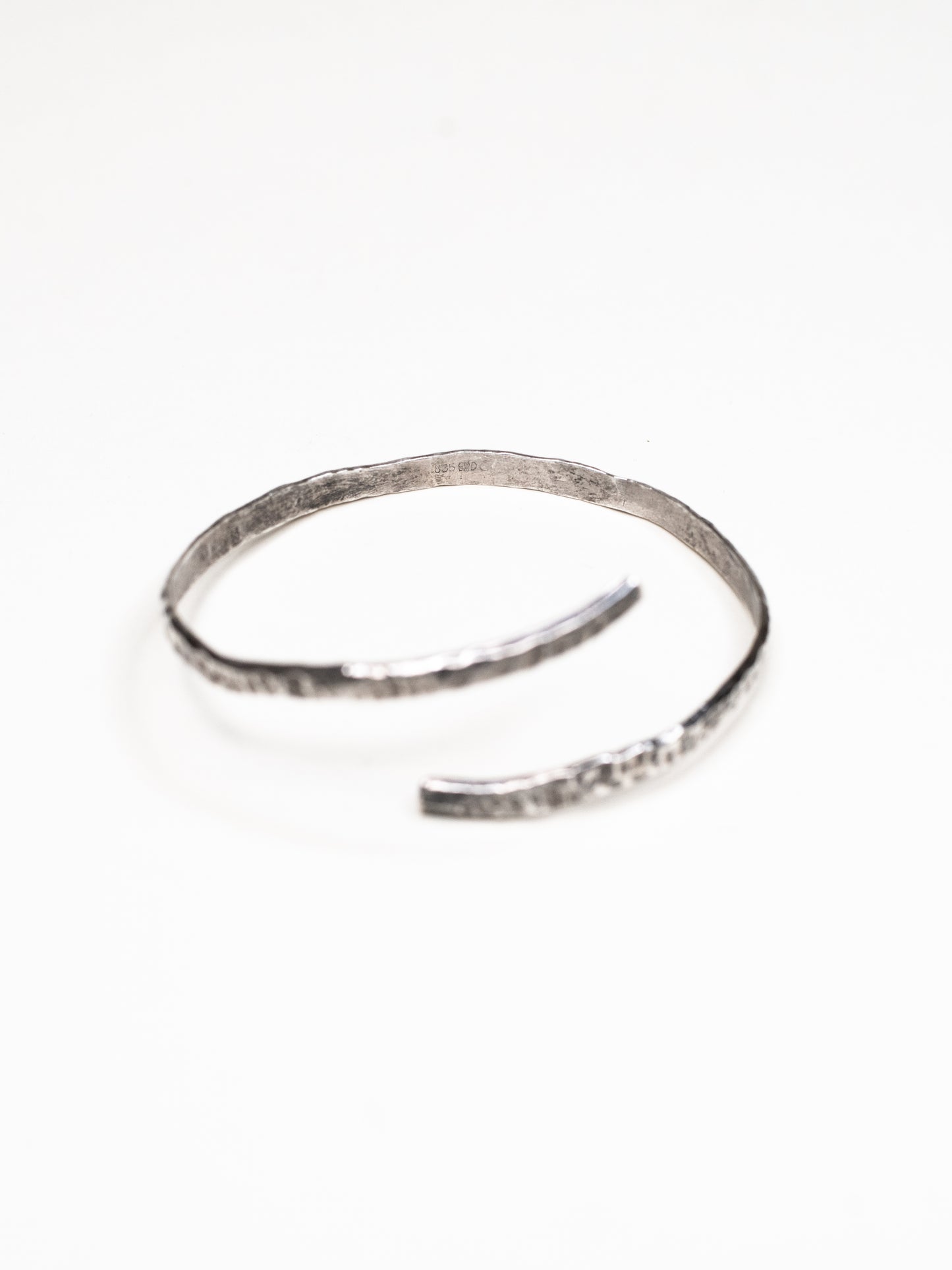 Vintage Silver Coil Bracelet - Germany, 1960s