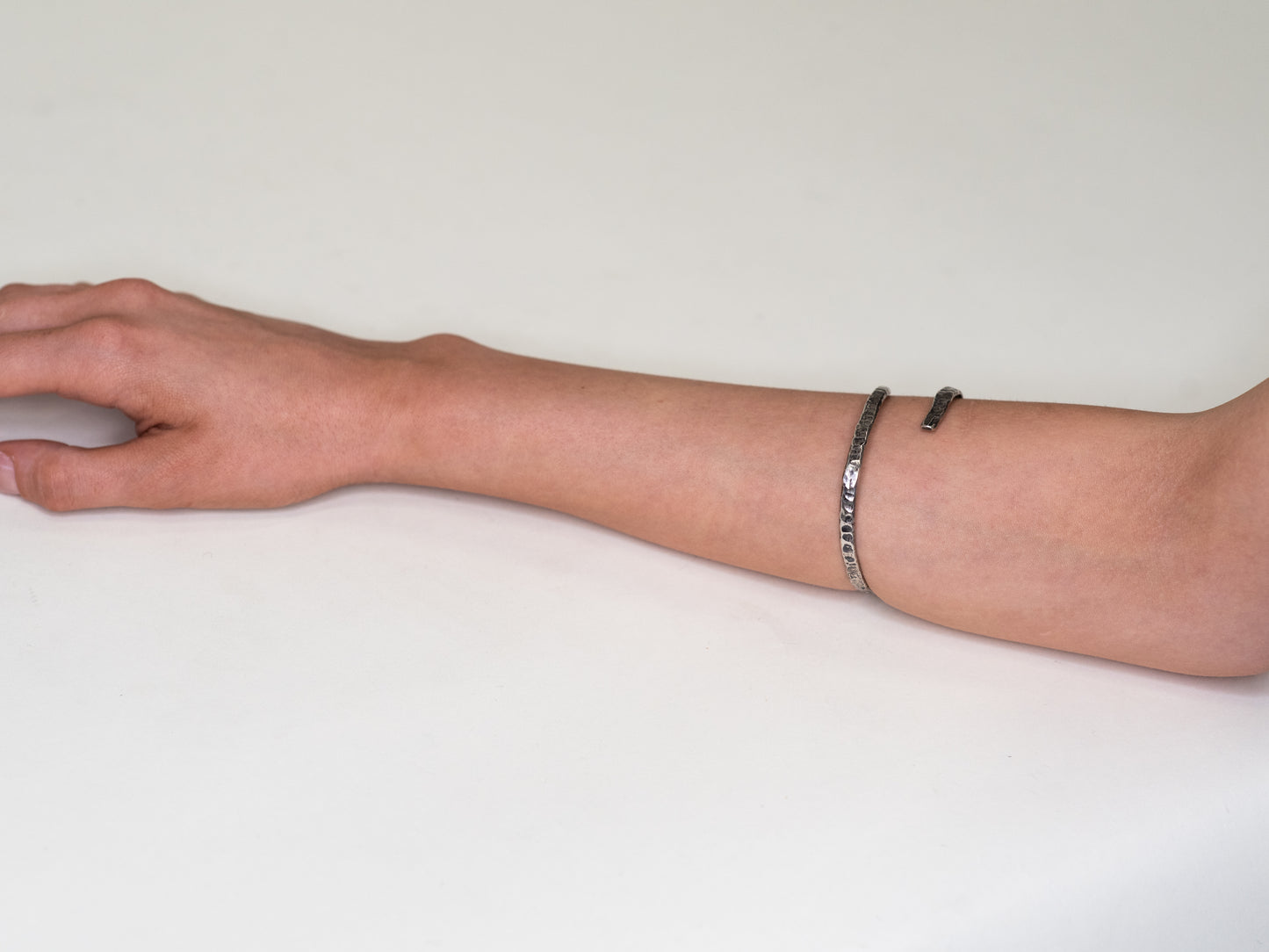 Vintage Silver Coil Bracelet - Germany, 1960s