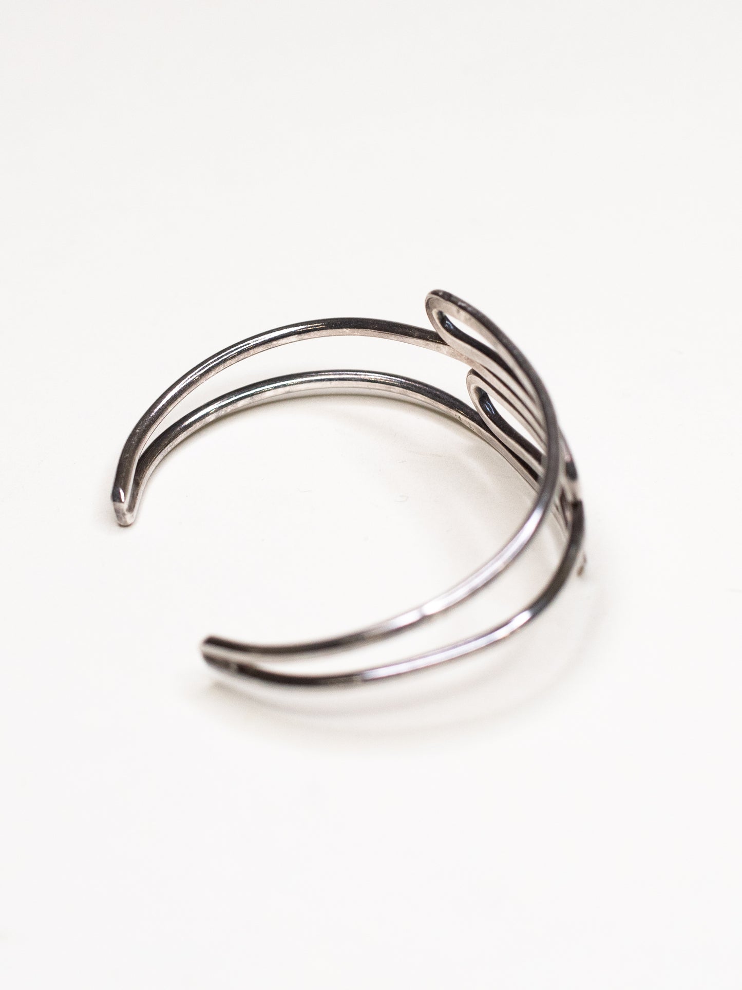 Vintage Modernist Sterling Silver Cuff