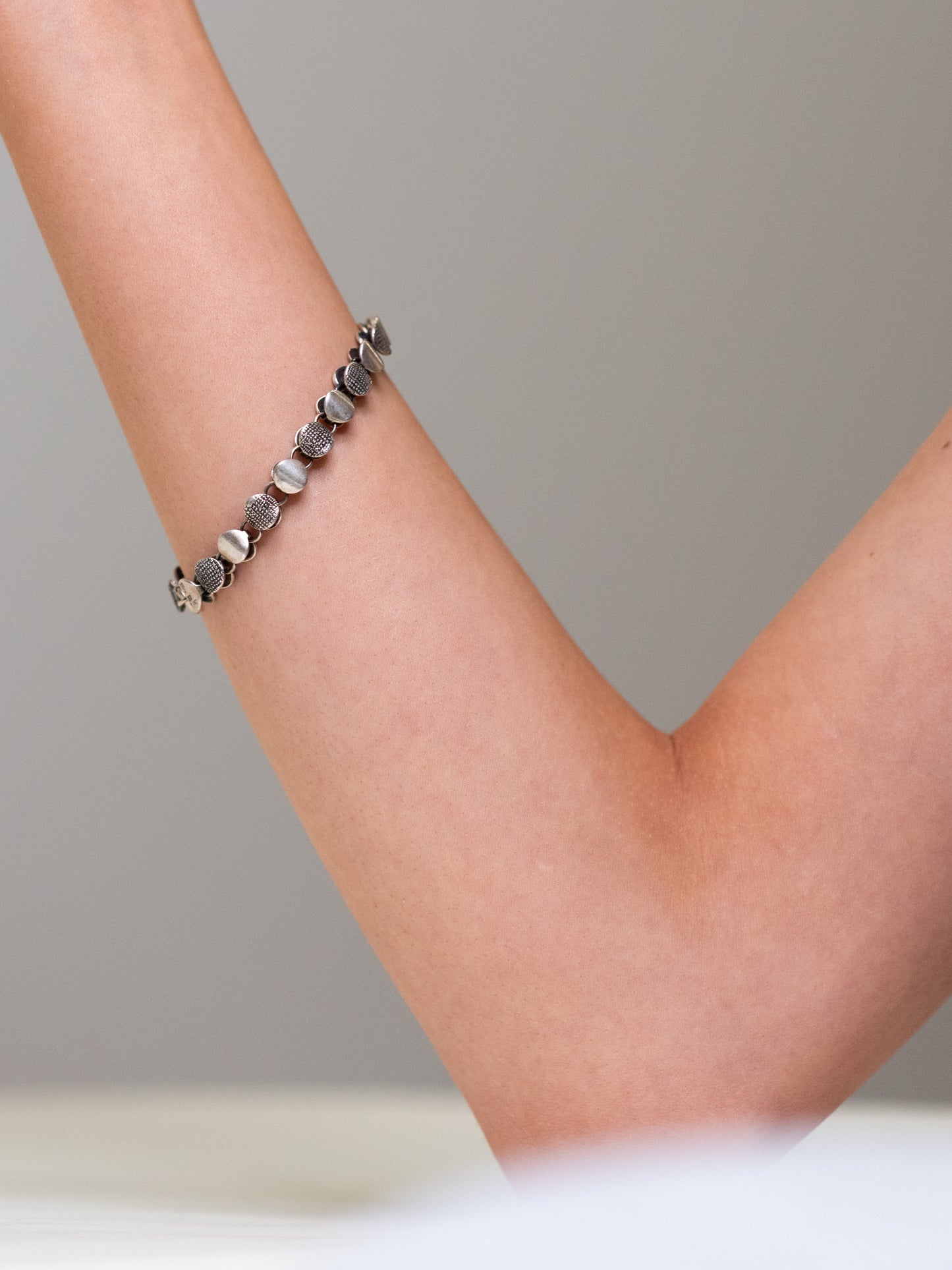 Vintage Silver Bracelet by Kultateollisuus - Finland, 1970s