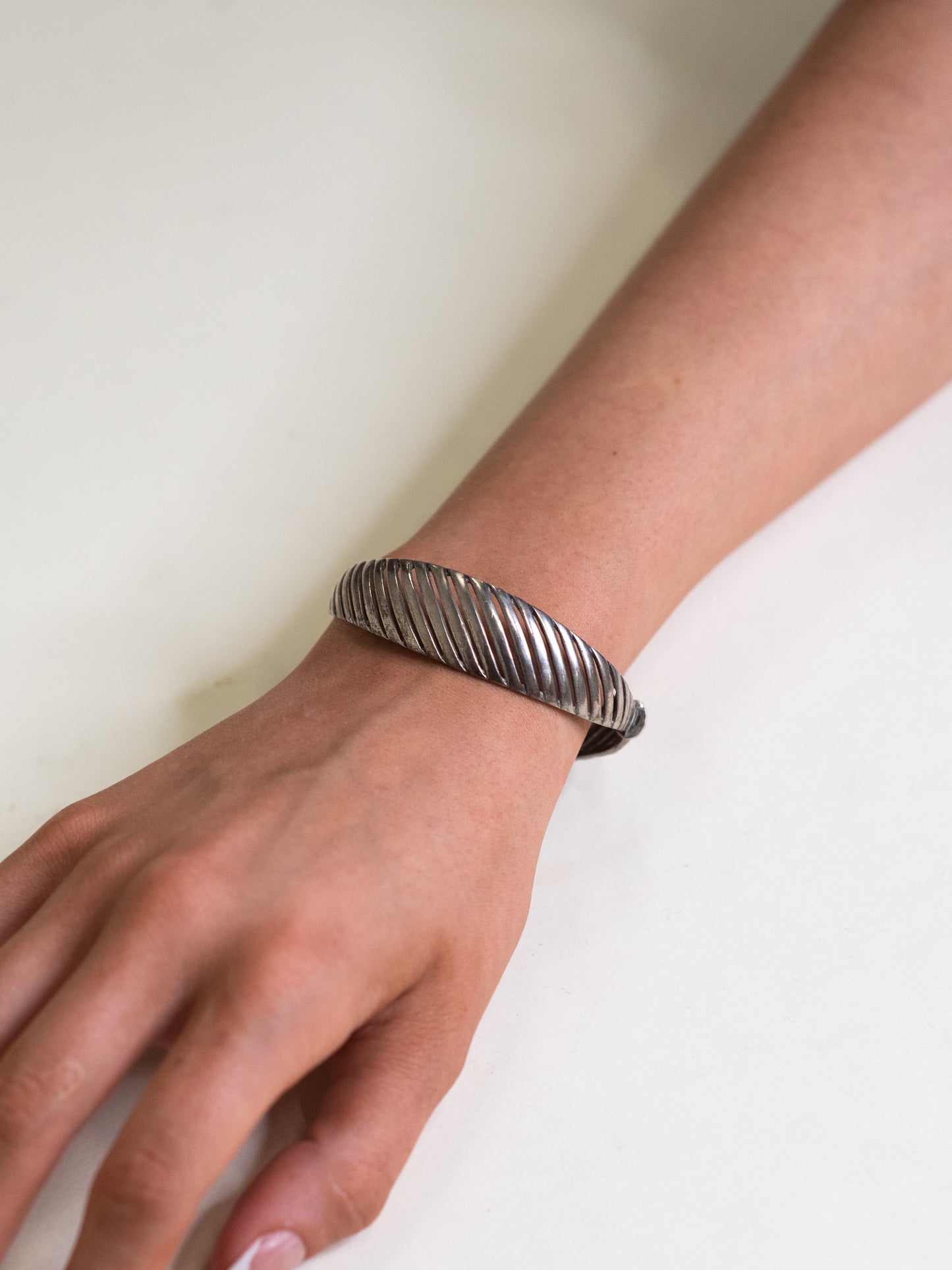 Vintage Sterling Silver Bracelet - Italy, Mid-Century