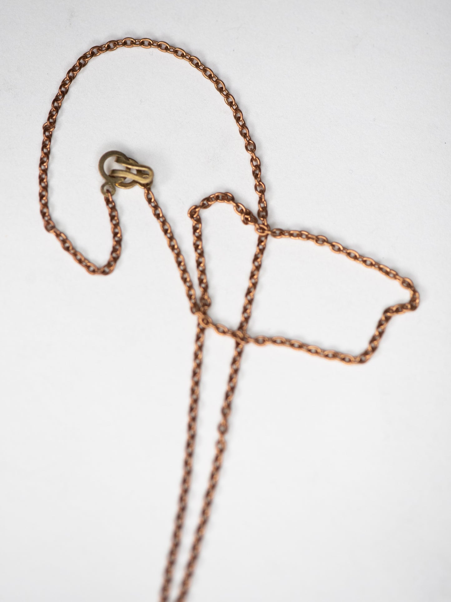 Vintage Bronze Pendant Necklace by Kultasepät Salovaara - Finland, 1970s