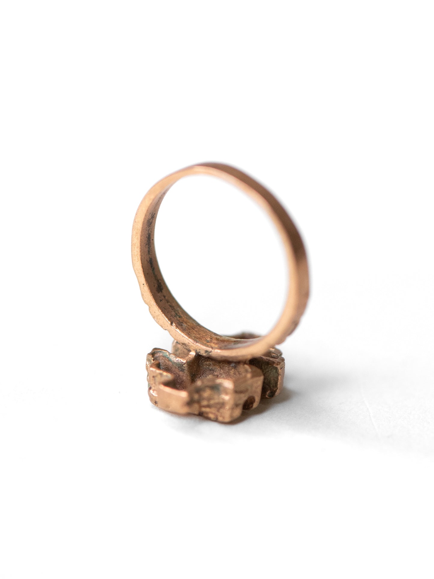 Vintage Bronze Ring by Kultasepät Salovaara - Finland, 1970s