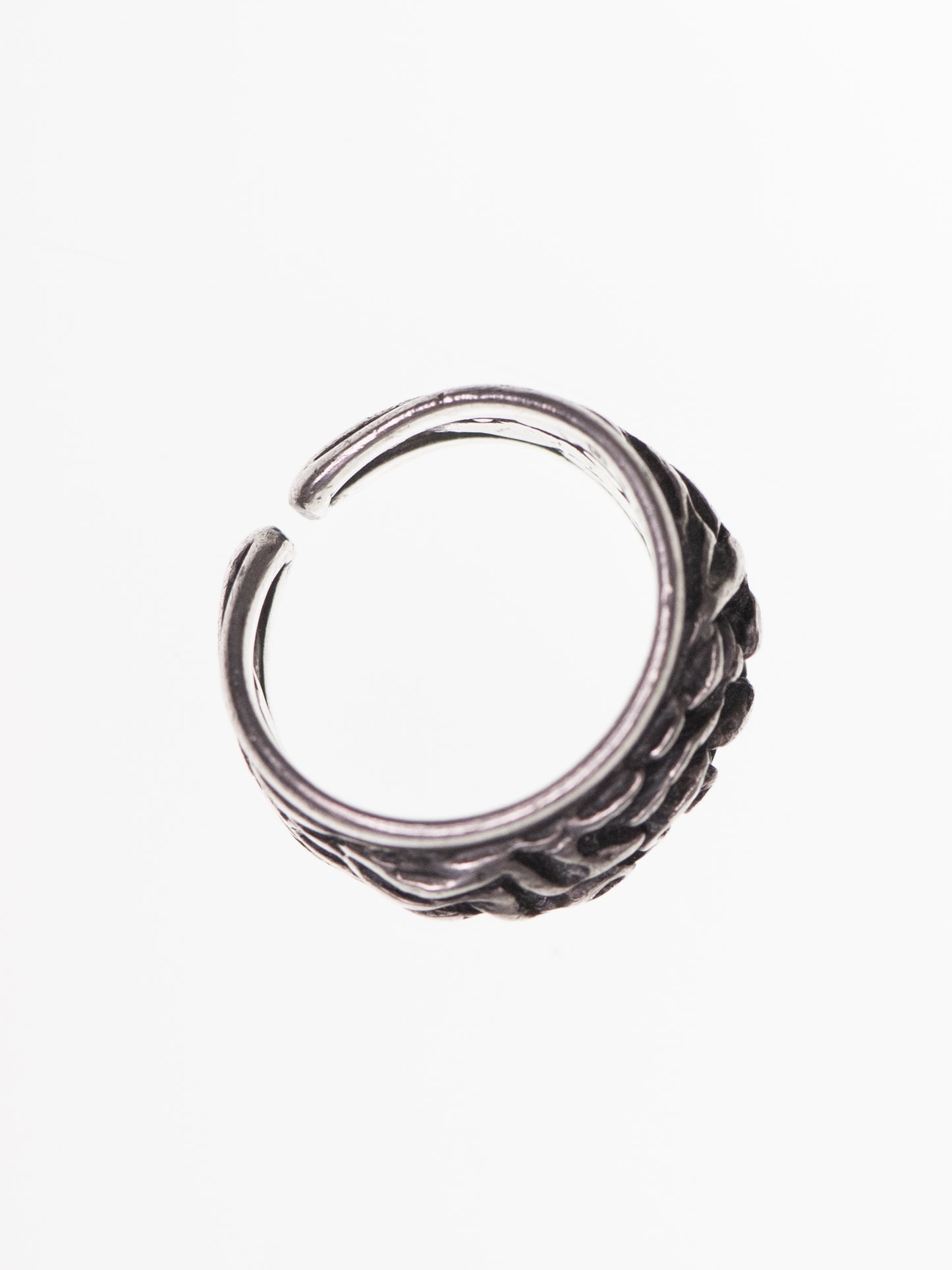 Brutalist Sterling Silver Ring by Berntsen Hughes - Norway, 1970s