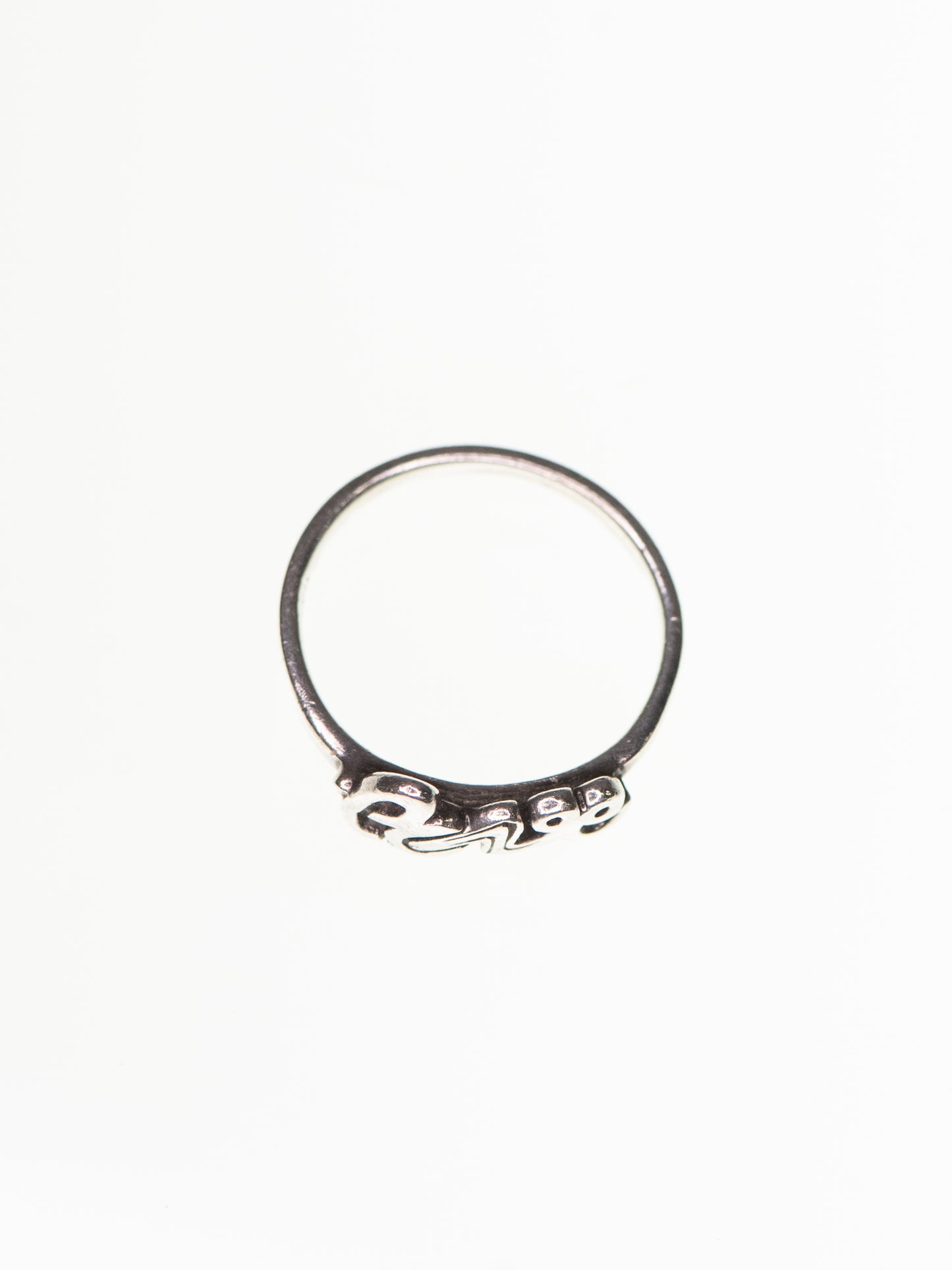 Vintage Sterling Silver 'Love' Ring