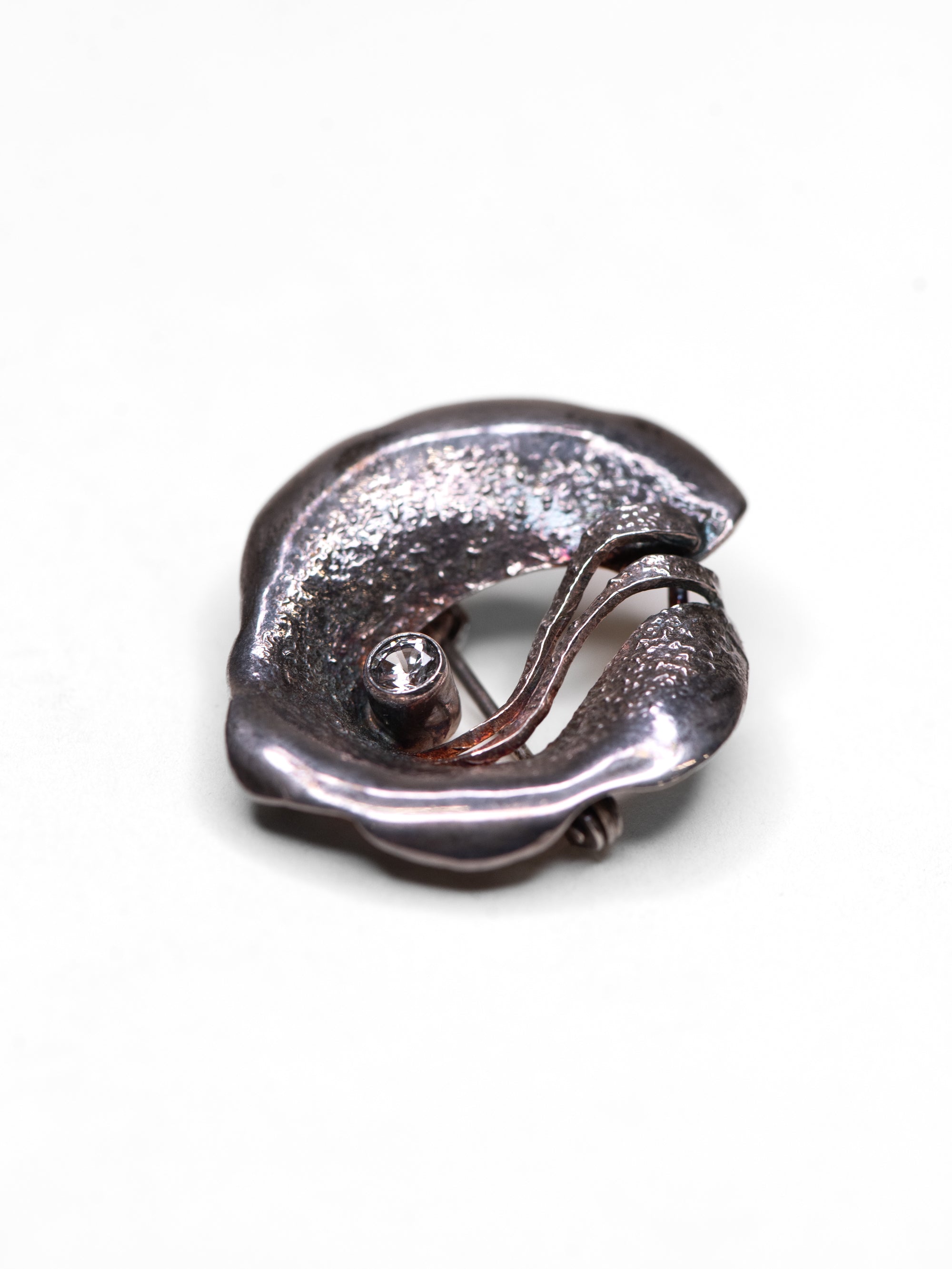 Vintage Modernist Silver Brooch by Stigbert - Sweden, Mid-Century