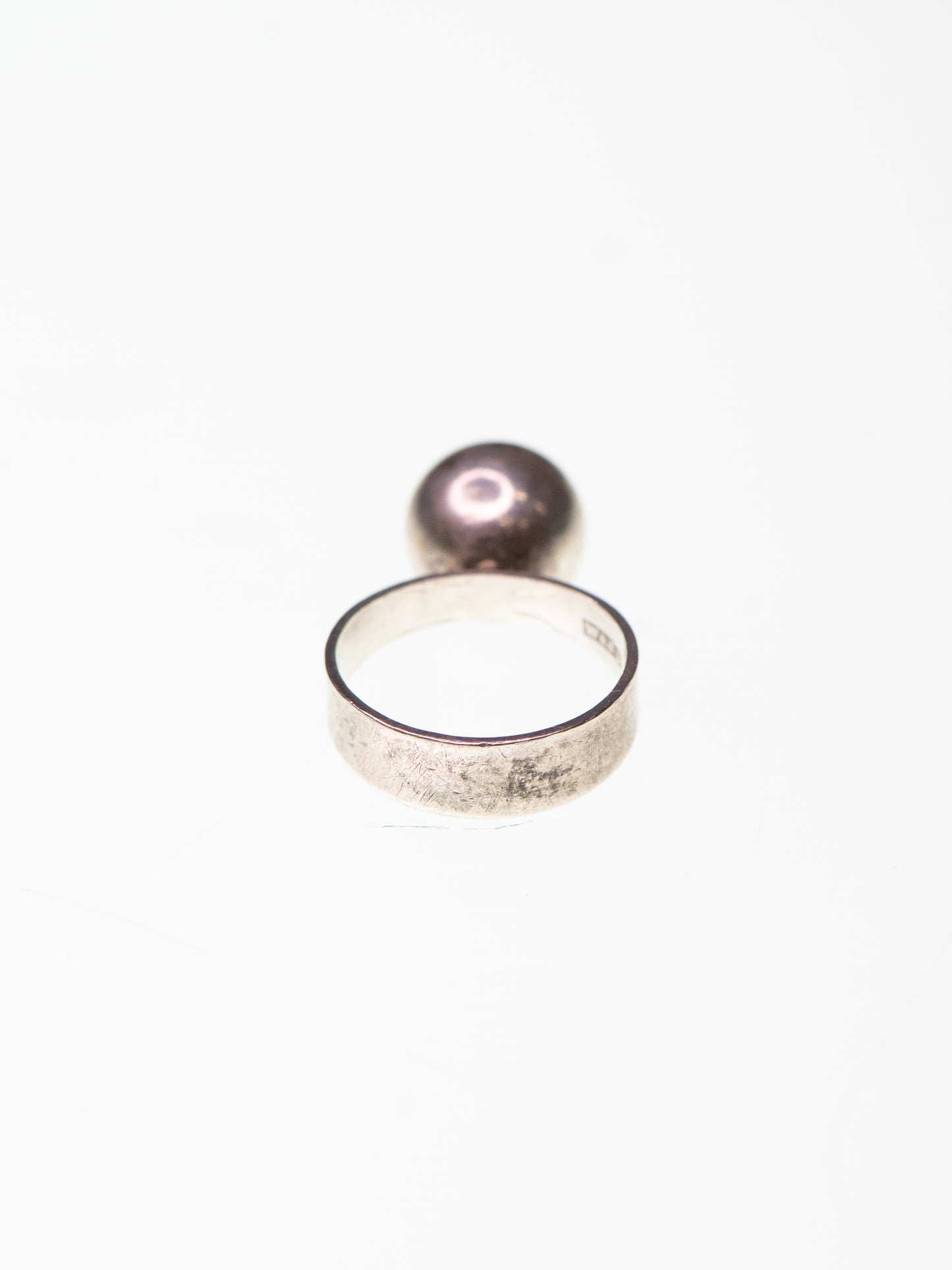 Modernist Silver Ring by Ateljé Waldemar Jonsson - Sweden, 1967