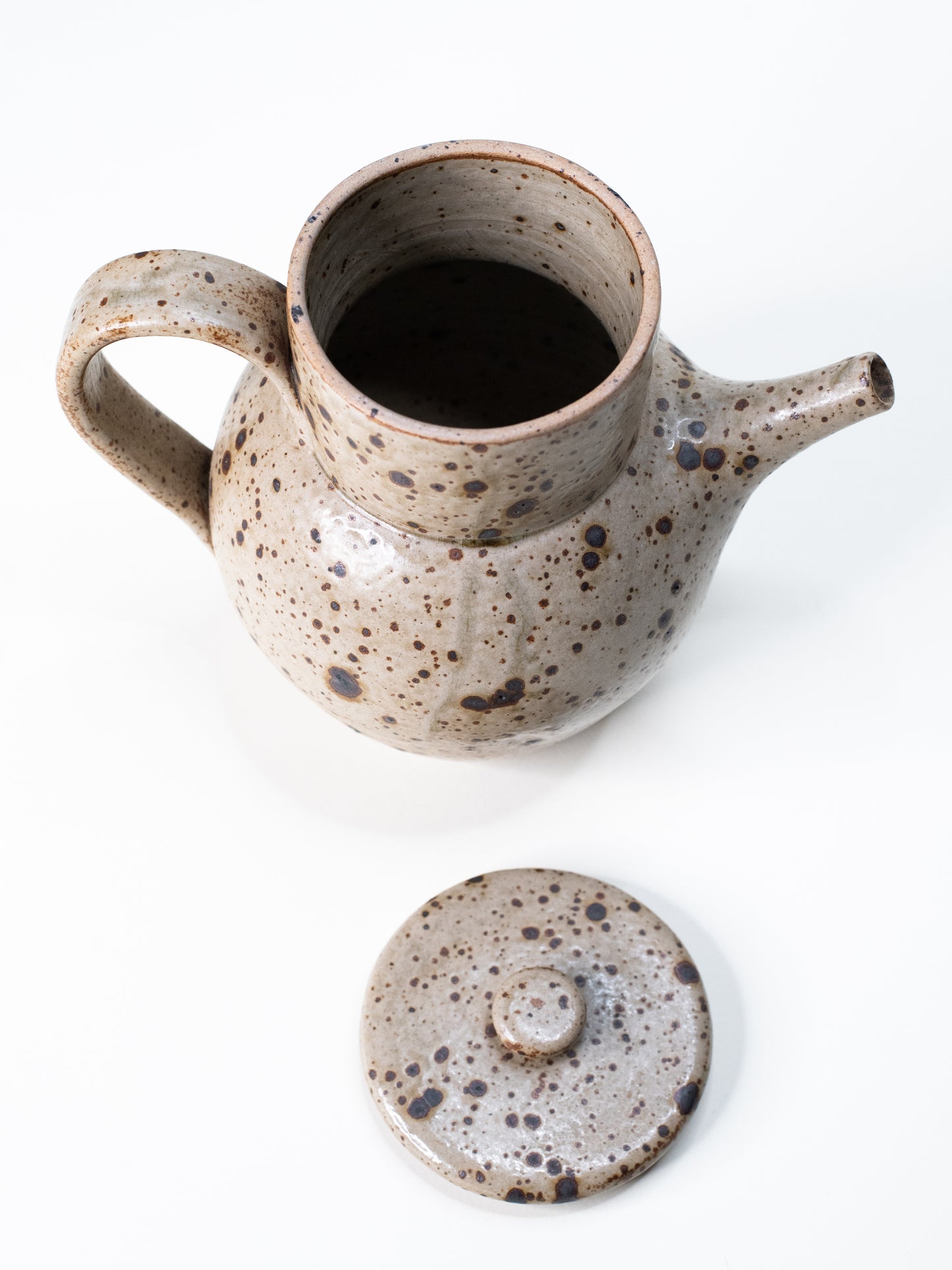 Vintage French 1970's Sandstone Teapot