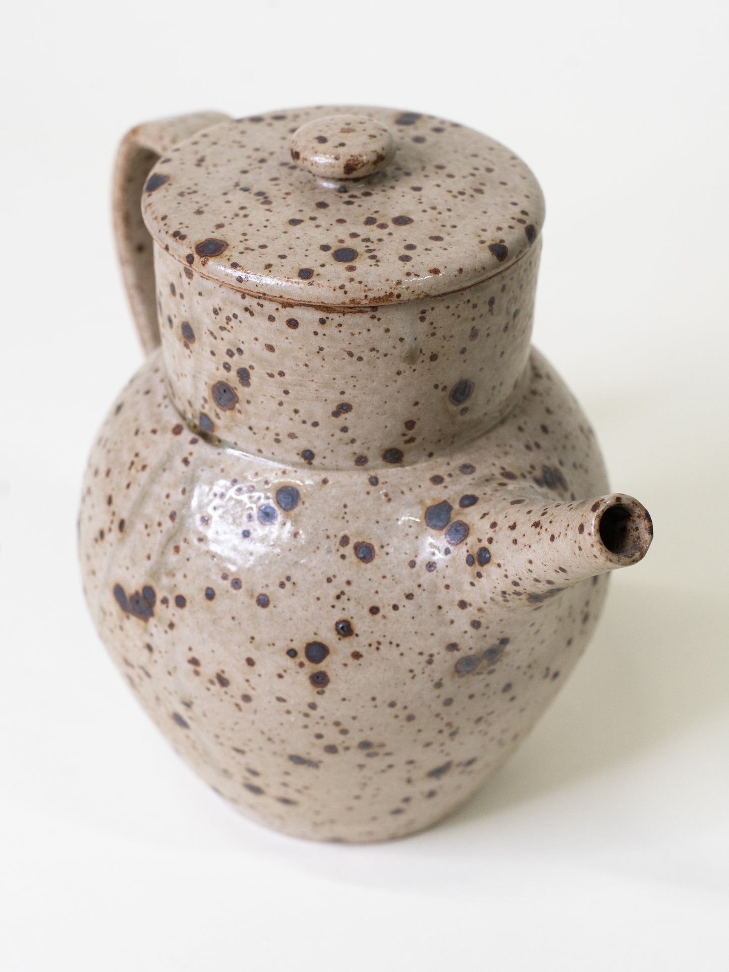 Vintage French 1970's Sandstone Teapot