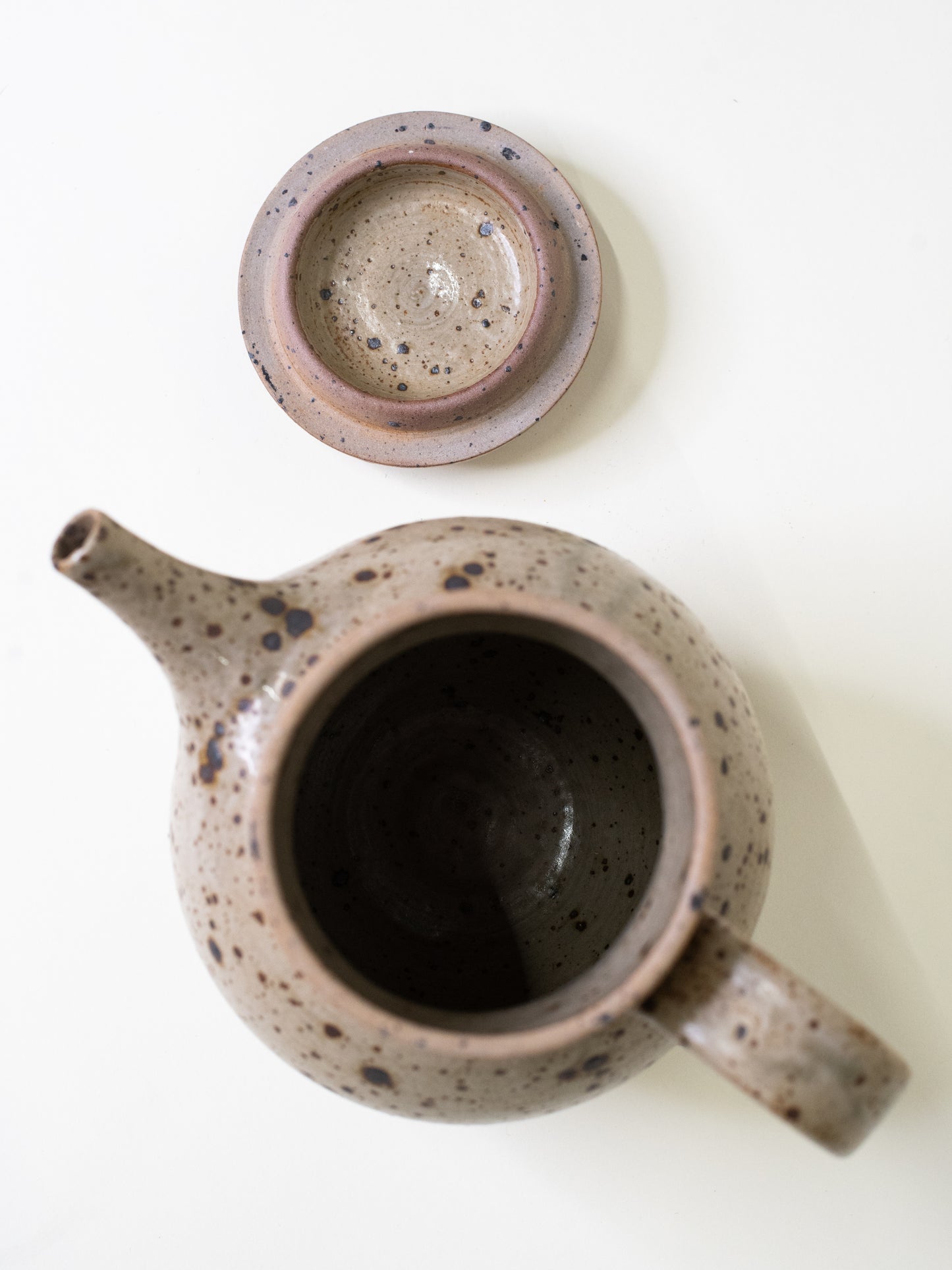 Vintage French 1970's Sandstone Teapot
