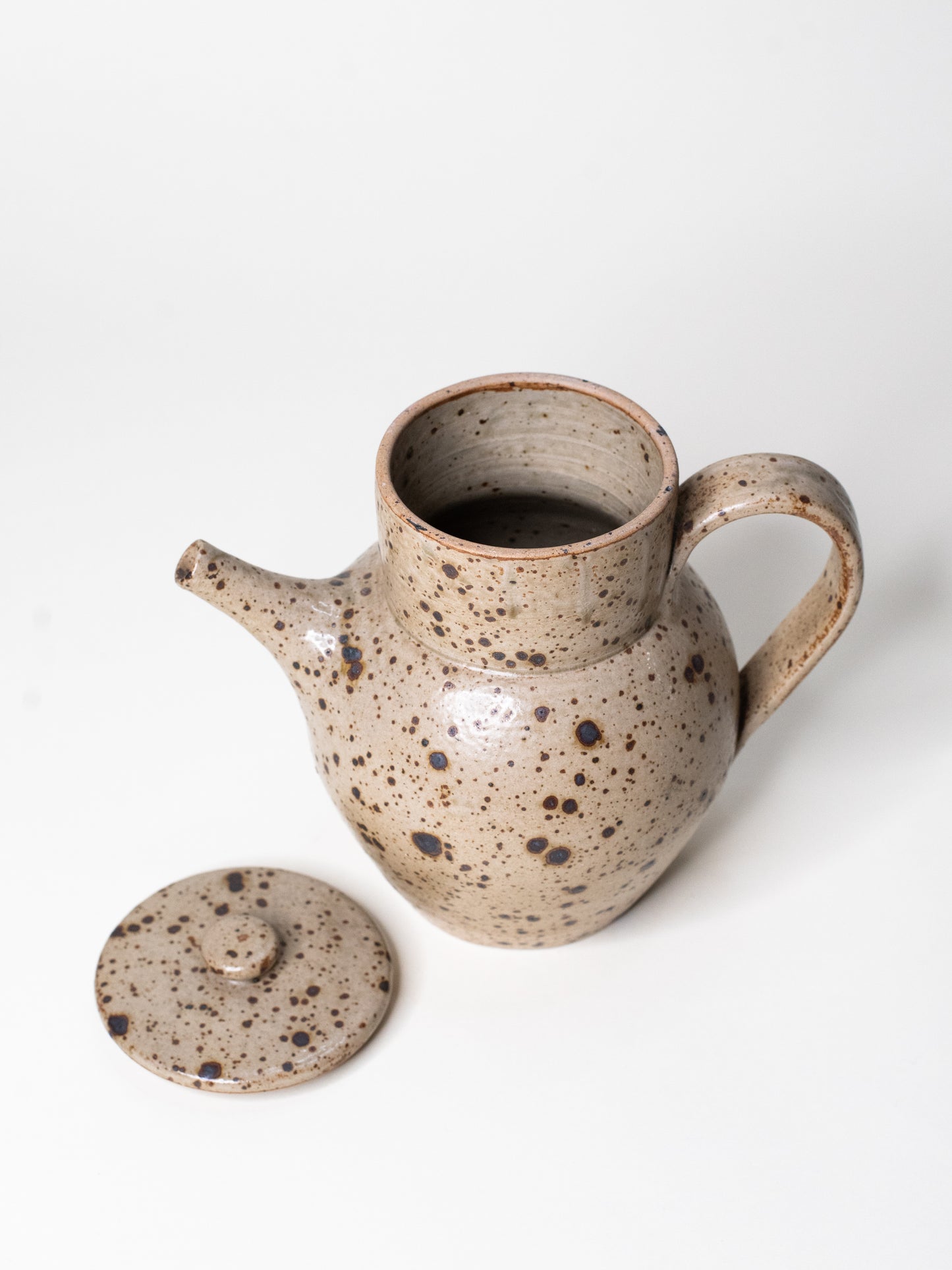 Vintage French 1970's Sandstone Teapot