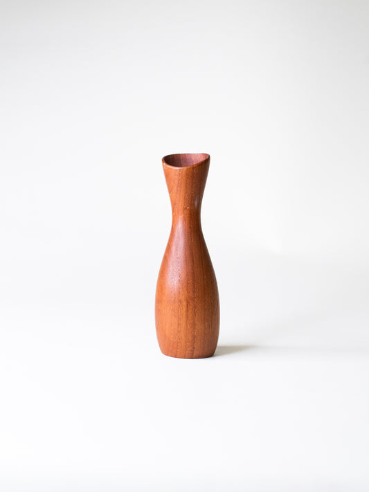 Scandinavian Mid-Century Teak Vase