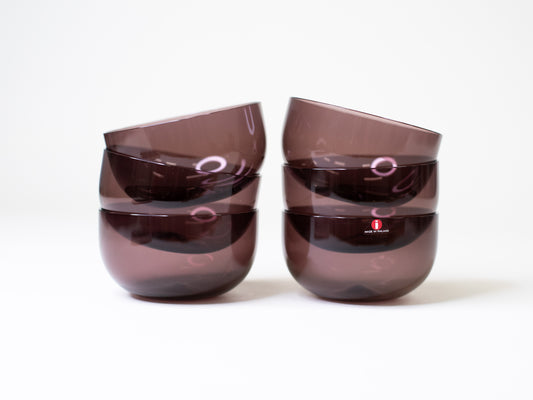 Vintage Glass Bowls by Timo Sarpaneva for Iittala - Finland, 1950s - Set of 6
