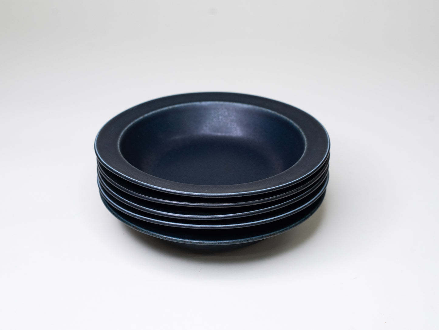 Arabia ‘Korpi’ Deep Plates by Göran Bäck - Finland, 1970s – Set of 5